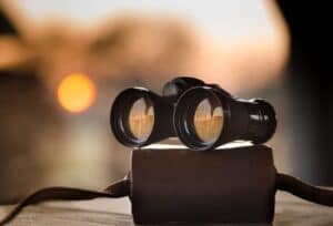 binoculars and finding hope